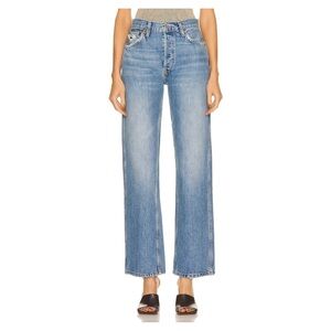RE/DONE • 90s High Rise Loose in Worn Blue